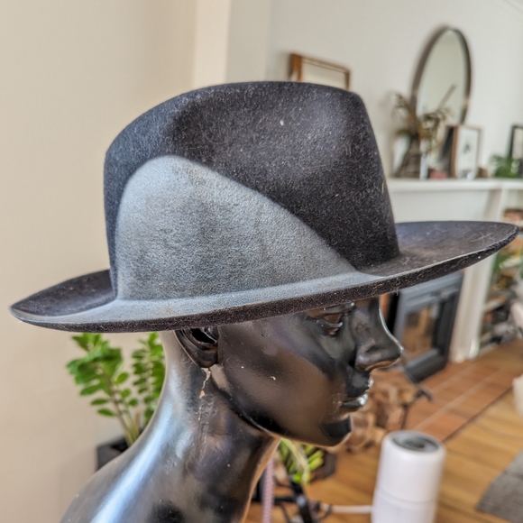 Reinard Plank Black with dye Wool Hat - Picture 2 of 4